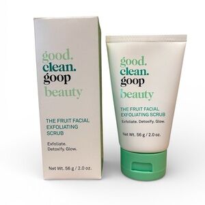 New Goop Beauty The Fruit Facial Exfoliating Scrub 2oz / 56g